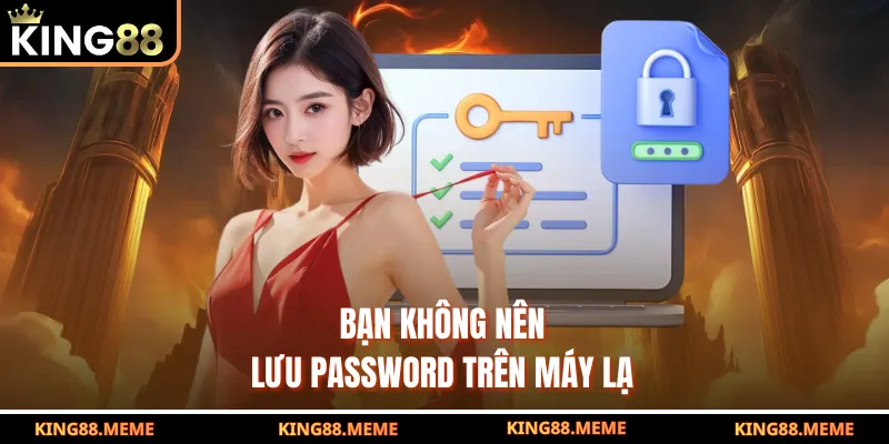 Bạn không nên lưu password trên máy lạ